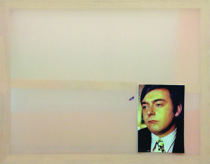 Freunde, Fotografie und Öl auf Synthetik,
76 x 93 cm,
2016